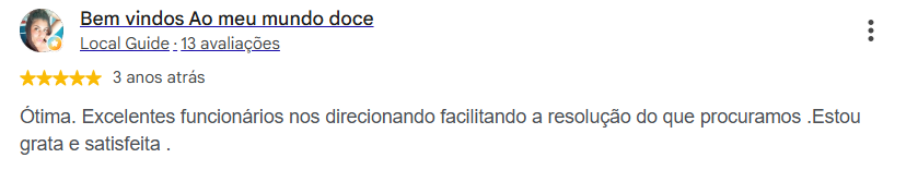 Avaliação positiva de cliente sobre atendimento da PLA Seguros